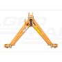 Three-point hitch triangle, category 2, for tools weighing max. 1,400 kg