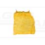 Yellow raschel bag - light 15kg, 40x65 cm Strong, pack of 100 pcs