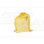 Yellow raschel bag - light 15kg, 40x65 cm Strong, pack of 100 pcs