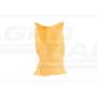 Yellow bag 25 kg, 50x80 cm, strong polypropylene, 49 gr
