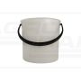 15 L transparent bucket with scale and certificate