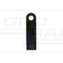 Corn header shredder knife 234x60x6mm Fi-30mm FRK