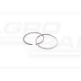 Set of piston rings