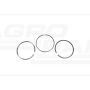Set of piston rings