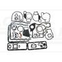 Engine bottom gasket set 98.48 30/72-59