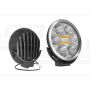 Cestný reflektor 3F LEDF fi220 2400lm/LC50 12/24V + celokryt, 0,5m kábel, chrómový rám,