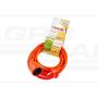 Predlžovací kábel 2x1mmx20m ORANŽOVÝ