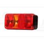 Zadné kombinované svetlo s odrazkou, 12/24V WAŚ