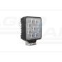 Štvorcová pracovná lampa. 36 LED 36V, IP68