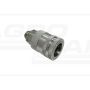 Hydraulic quick connector, socket M18x1.5, external thread EURO PUSH-PULL