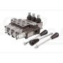 3-section hydraulic distributor, max flow 40L (1 section with latch)