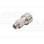 Hydraulic quick connector, M20x1.5 socket, EURO external thread (ISO 7241-A)