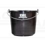 Round bucket with handle 12L (Black) KMG