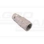 Hydraulic quick connector plug with pressure eliminator M22x1.5 EURO internal thread