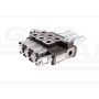 3-section hydraulic distributor, max flow 40L, controlled by a cable