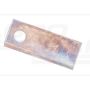 RIGHT MOWER KNIFE 120X48X4 FI 18,5 mm ORIGINAL - package 25 pieces