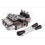 3-section hydraulic distributor, max flow 40L, 1-plunger section