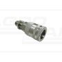 Hydraulic quick connector, long socket M18x1.5, external thread EURO PUSH-PULL