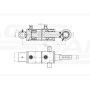 Vérin hydraulique de traînée double cylindre METAL-TECHNIK