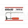 Kovaná stolárska sťahovák YATO 600x80 mm