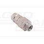 Hydraulic quick connector plug with pressure eliminator M18x1.5 external thread EURO