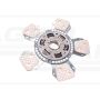 Clutch disc 28/221-219 JOHN DEERE, RENAULT fi 327