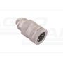 Hydraulic quick connector socket with pressure eliminator M18x1.5 external thread EURO