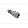 Hydraulic quick connector, long socket M22x1.5, external thread EURO PUSH-PULL
