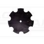 Toothed disc Z-7 fi 510 hole 30x30 boron steel Waryński 1242050040, 1279201020