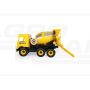 Middle Truck concrete mixer yellow in a carton