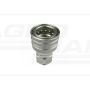 Hydraulic quick connector, M14x1.5 socket, EURO external thread