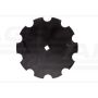 Toothed disc Z-10 fi 660 hole 40x40 boron steel Waryński