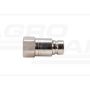 Dry break hydraulic quick connector plug G1/2
