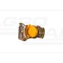 Pneumatic coupling M22x1.5; 2-way yellow