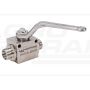 3-Wege-Hydraulikkugelhahn 3/2 M22x1,5 15L mit Befestigungslöchern 500 bar WKH3-15L-M22X1,5 Waryński