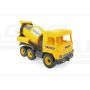 Middle Truck concrete mixer yellow in a carton
