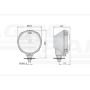 Phare avant type H4 - gauche WESEM