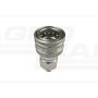 Hydraulic quick connector, M18x1.5 socket, EURO external thread