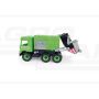 Middle Truck refuse truck green in a carton