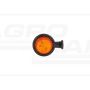 Orange-red outline lamp, with short bracket, 