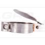 SILENCIEUX, COUVERCLE DE TUYAU D'ÉCHAPPEMENT FI-70MM inox
