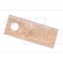 LEFT MOWER BLADE 120X48X4 FI 18,5 mm ORIGINAL - package 25 pieces