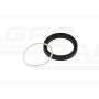Sealing ring with plastic insert
