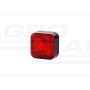 Quadratische Umrissleuchte mit Rückstrahler – rot HORPOL