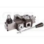1-section hydraulic distributor, max flow 40L, with a latch