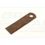 Movable forage harvester knife, H-173mm, width 50mm, hole 20mm, thickness 4mm