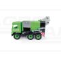 Middle Truck refuse truck green in a carton