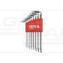 Sada kľúčov s guľkou dlhé TORX YATO T9-T40 8 ks