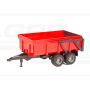 Červený dvojnápravový sklápač Bruder 02211