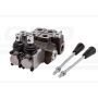 2-section hydraulic distributor, max flow 40L, 1-plunger section
